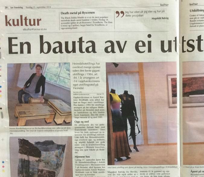 omtale  i avisa Sør-Trøndelag